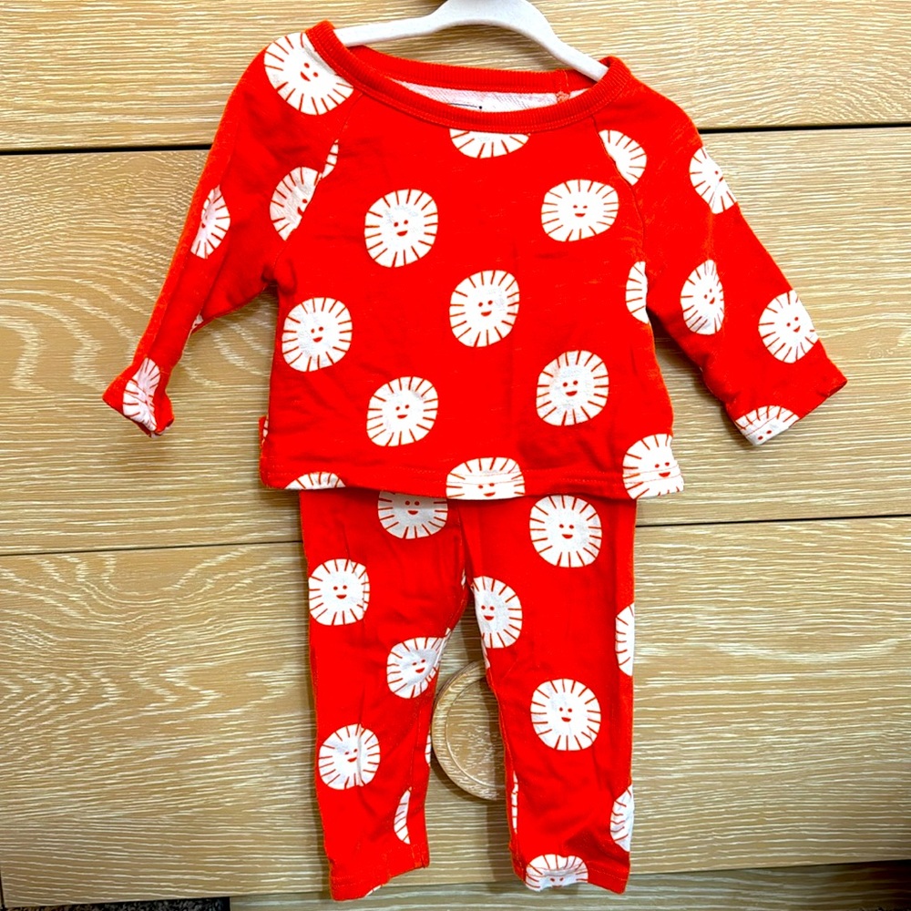 Christian Robinson 6-9 months orange sun set